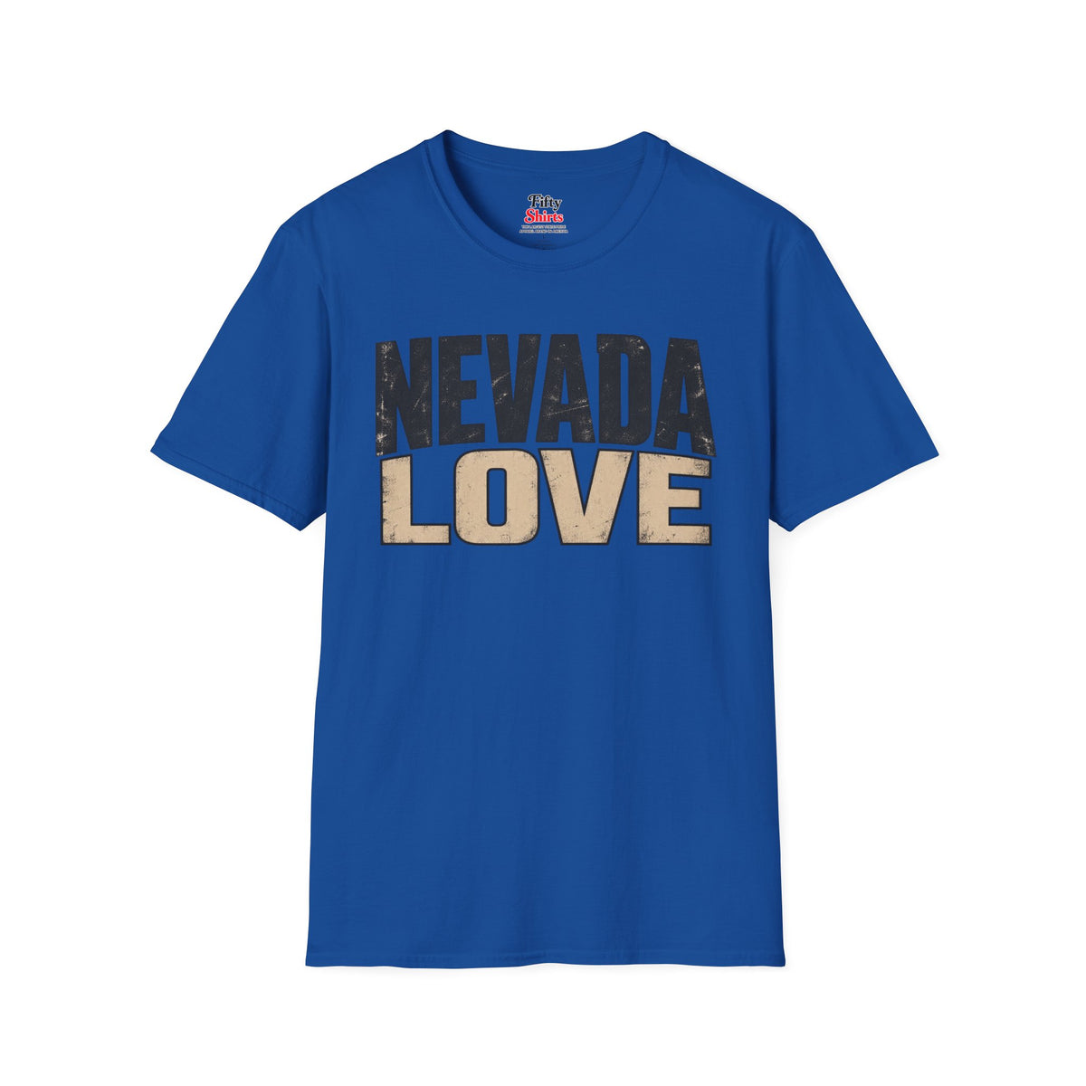 Nevada Love Unisex Softstyle T Shirt State Name Graphic Tee