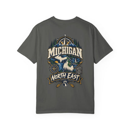 Michigan North East Unisex Comfort Color 1717 Streetwear Graphic Tee
