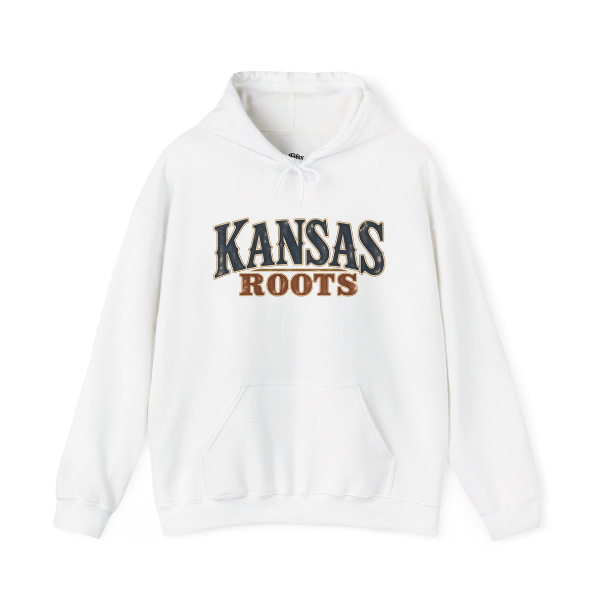 Kansas Roots Unisex Hoodie State Name Graphic