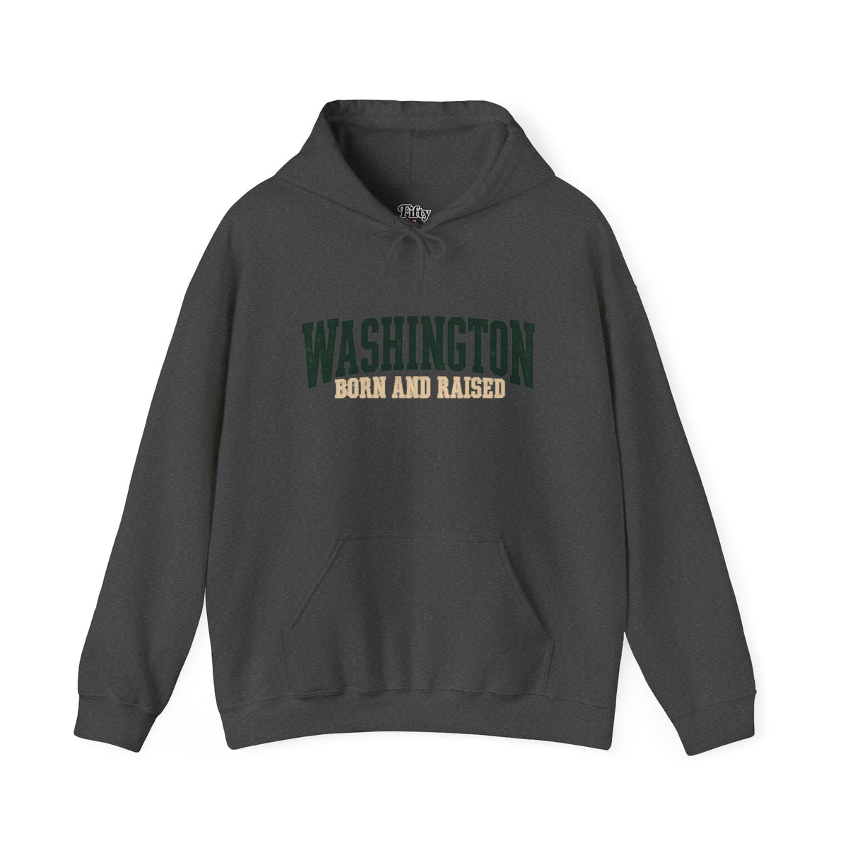 Washington Born and Raised Pacific Northwest Heritage Unisex Hoodie Graphic