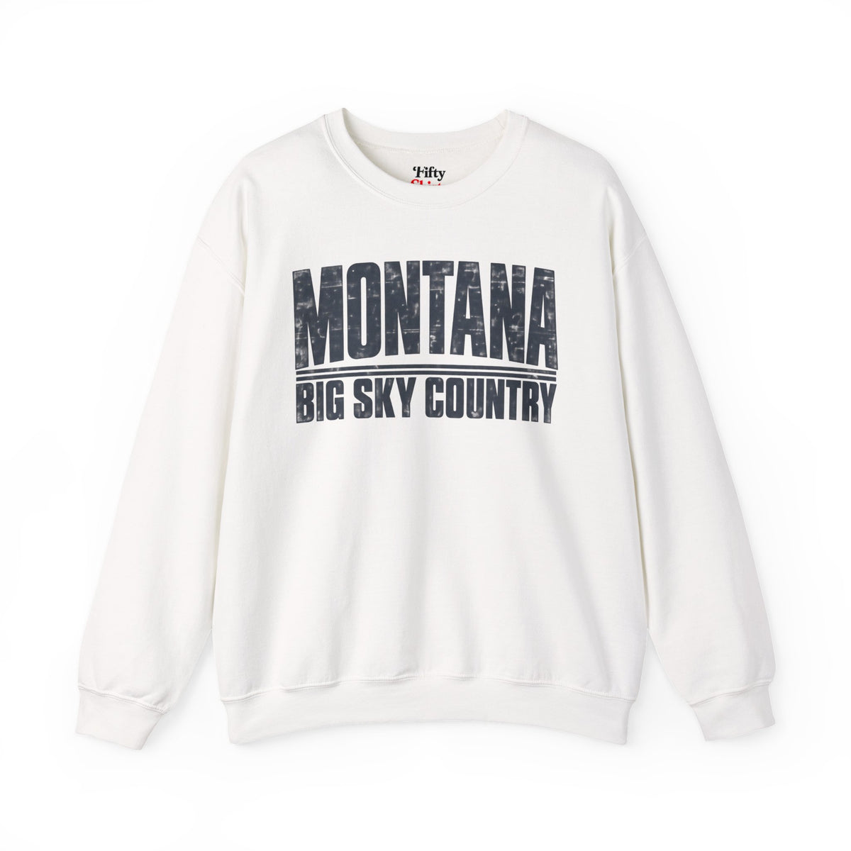 Montana Big Sky Country Unisex Crewneck Sweatshirt State Name Graphic