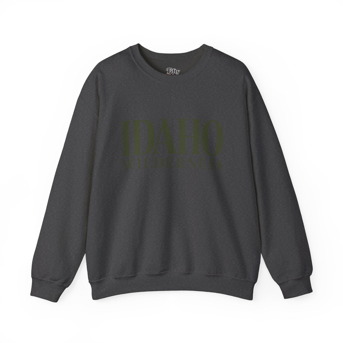 Idaho Wilderness Unisex Crewneck Sweatshirt State Name Graphic