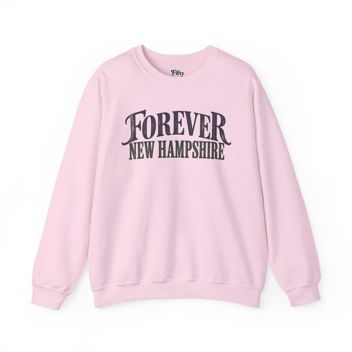 Forever New Hampshire Unisex Crewneck Sweatshirt State Name Graphic