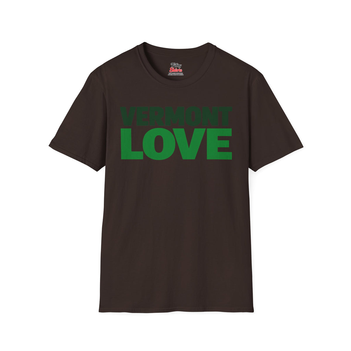 Vermont Love Unisex Softstyle T Shirt State Name Graphic Tee