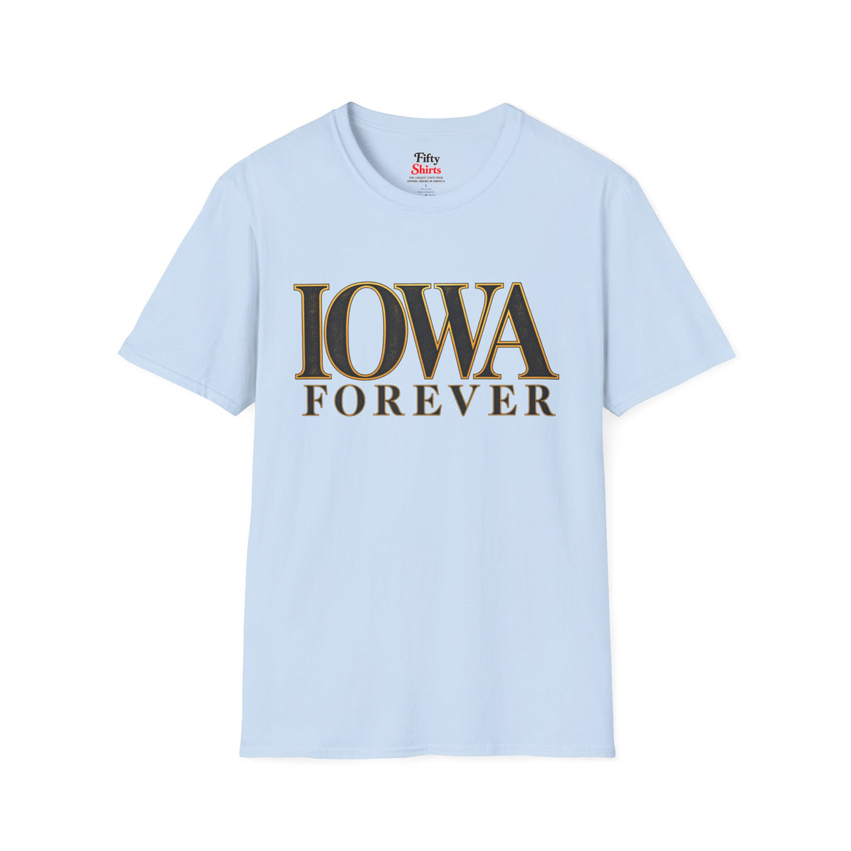 Iowa Forever Unisex Softstyle T Shirt State Name Graphic Tee