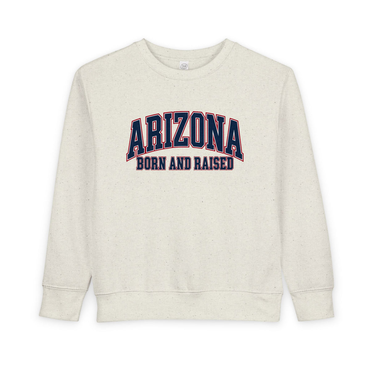 Arizona Born and Raised Classic Collegiate Unisex Toddler Sweatshirt