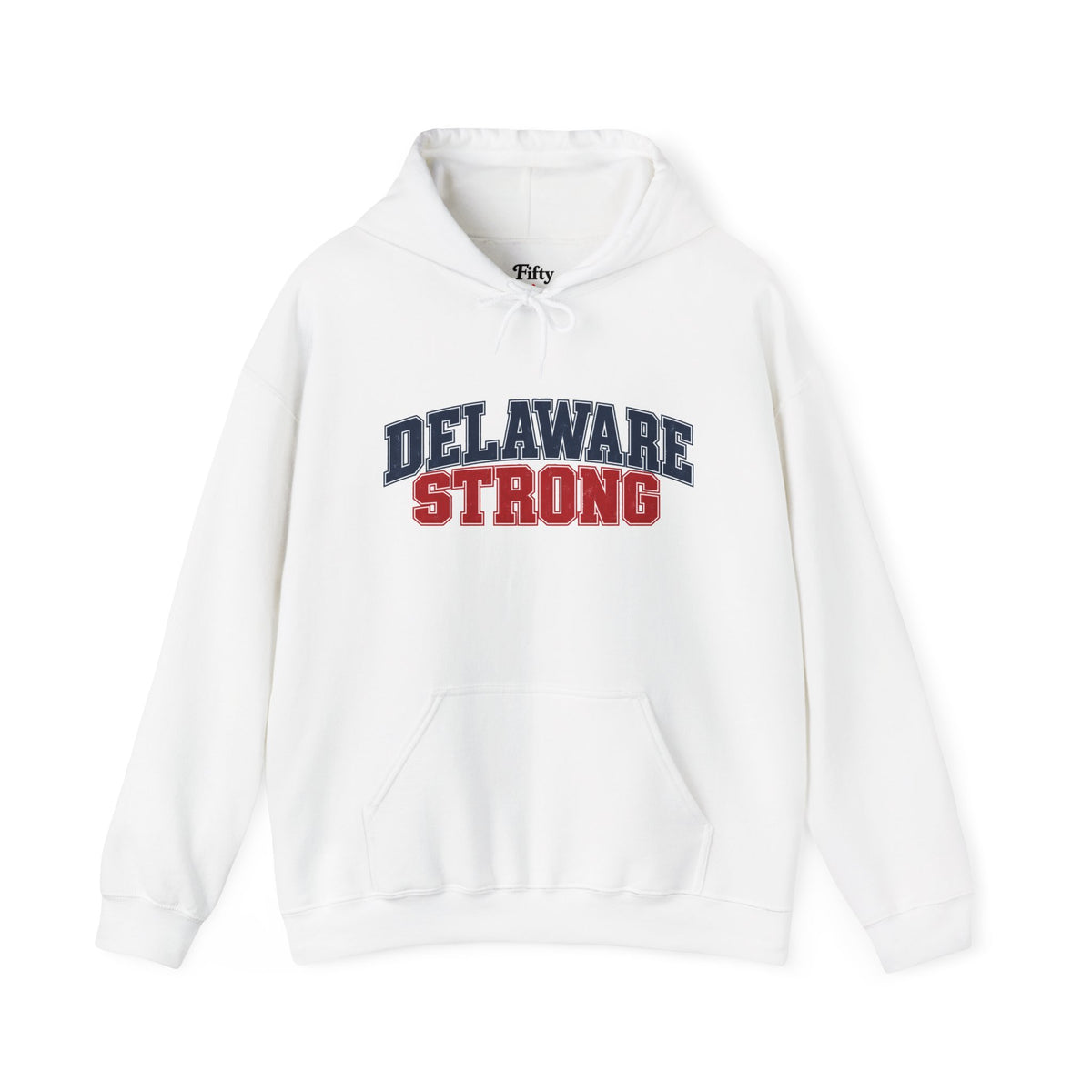 Delaware Strong Unisex Hoodie State Name Graphic