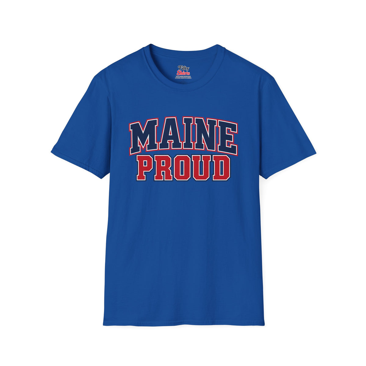 Maine Proud Unisex Softstyle T Shirt State Name Graphic Tee