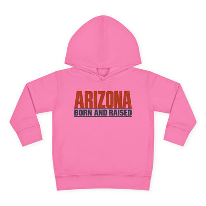 Arizona Born and Raised Modern Streetwear Unisex Toddler Pullover Fleece Hoodie