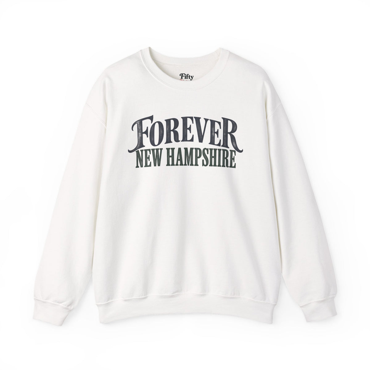 Forever New Hampshire Unisex Crewneck Sweatshirt State Name Graphic