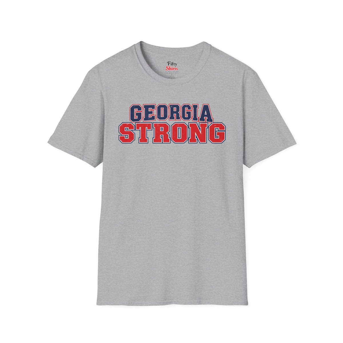Georgia Strong Unisex Softstyle T Shirt State Name Graphic Tee
