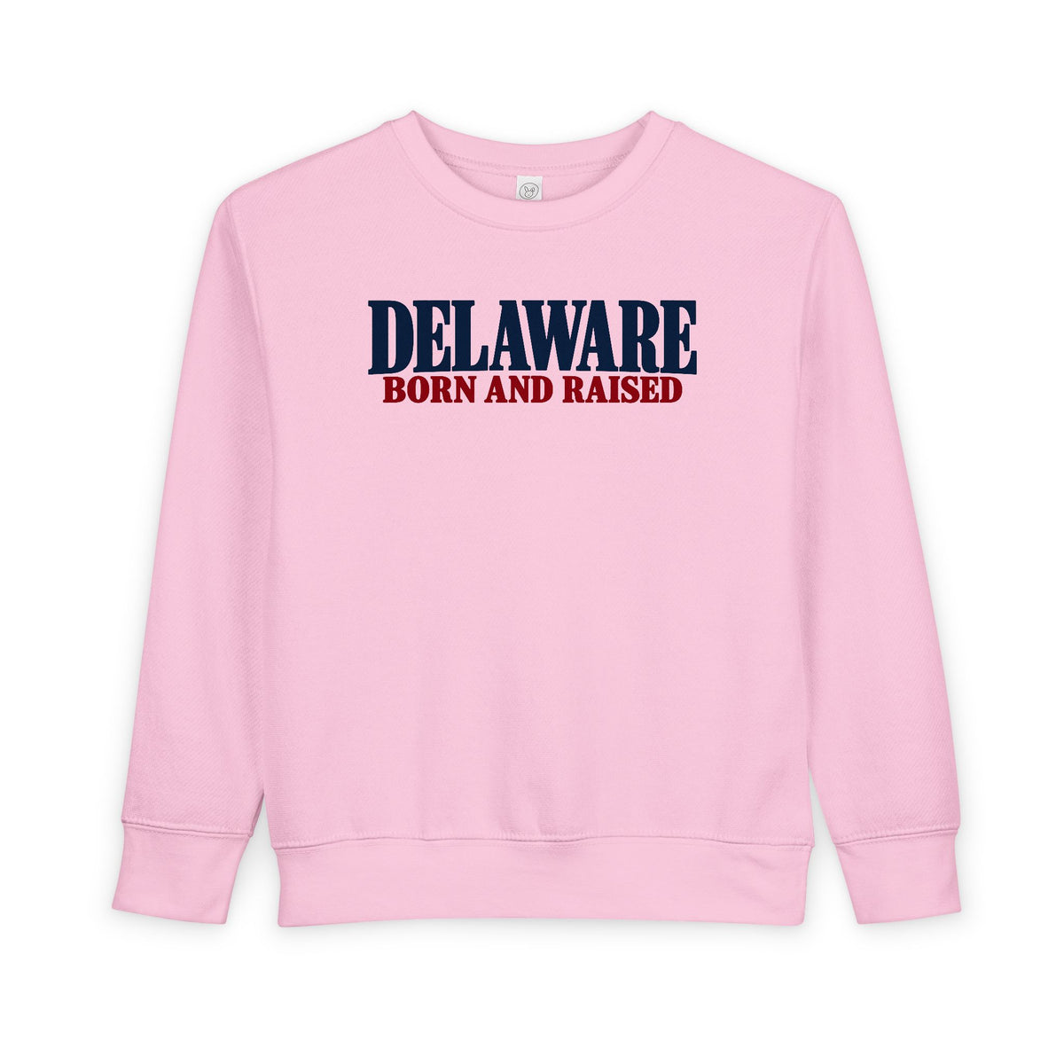Delaware Born and Raised Premium Heritage Unisex Toddler Sweatshirt