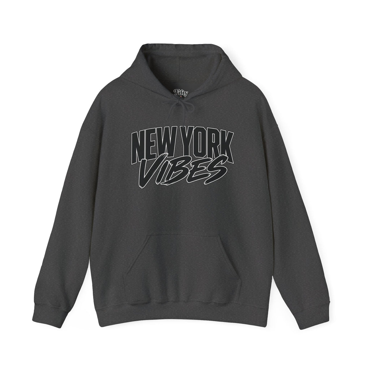 New York Vibes Unisex Hoodie State Name Graphic