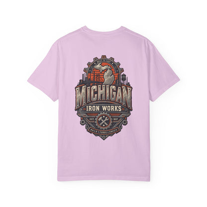 Michigan Iron Works Unisex Comfort Color 1717 Streetwear Graphic Tee