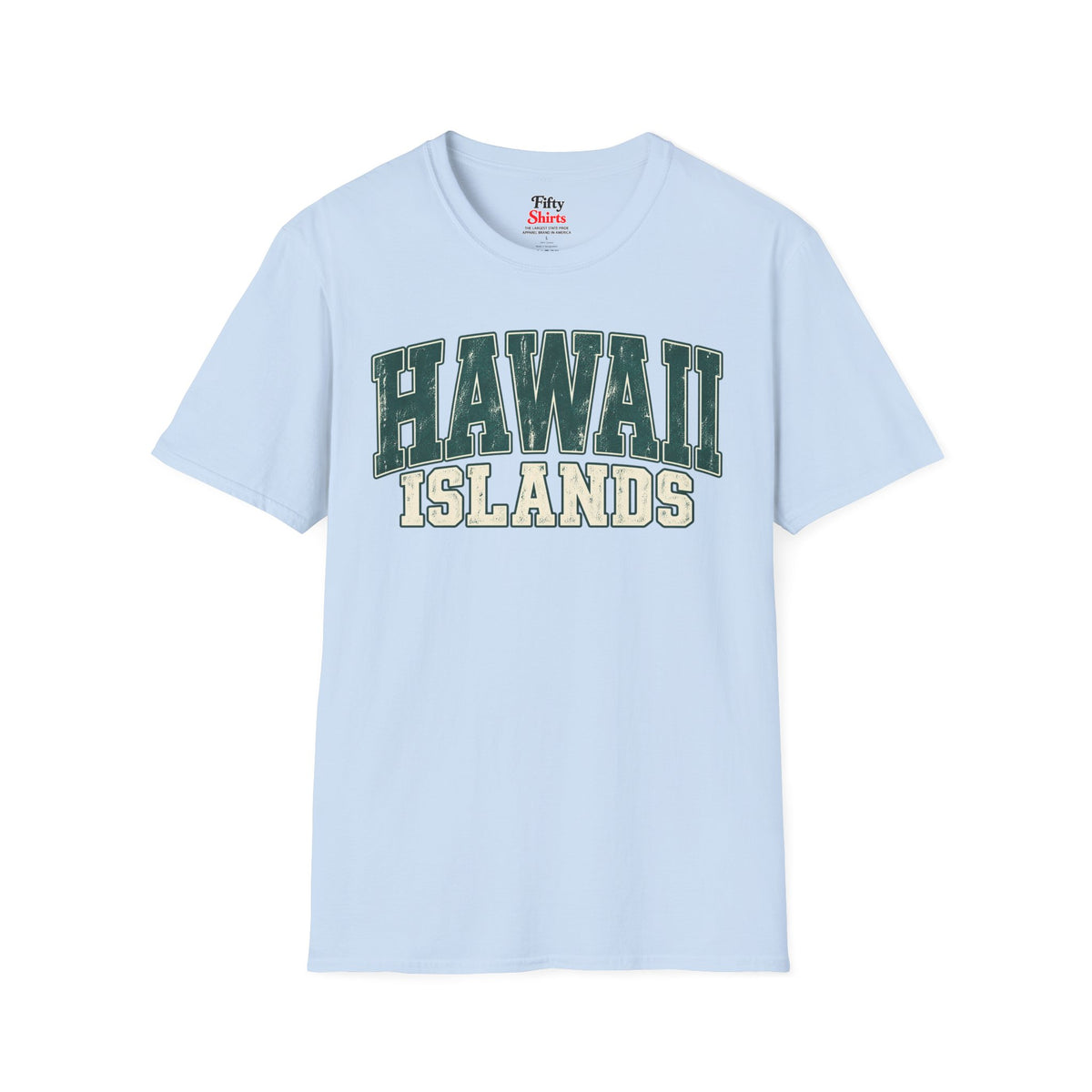 Hawaii Islands Unisex Softstyle T Shirt State Name Graphic Tee