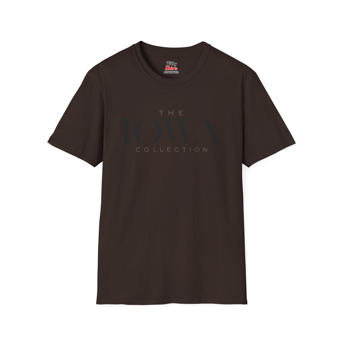 The Iowa Collection Unisex Softstyle T Shirt State Name Graphic Tee