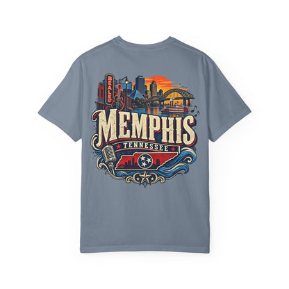 Memphis Tennessee Unisex Comfort Color 1717 Streetwear Graphic Tee