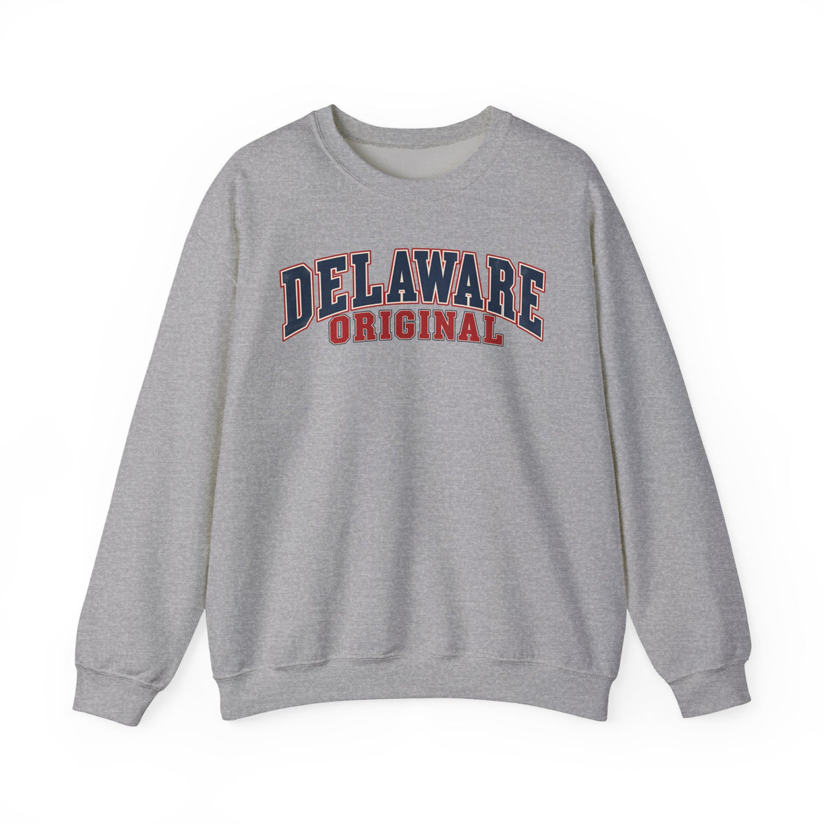 Delaware Original Unisex Crewneck Sweatshirt State Name Graphic