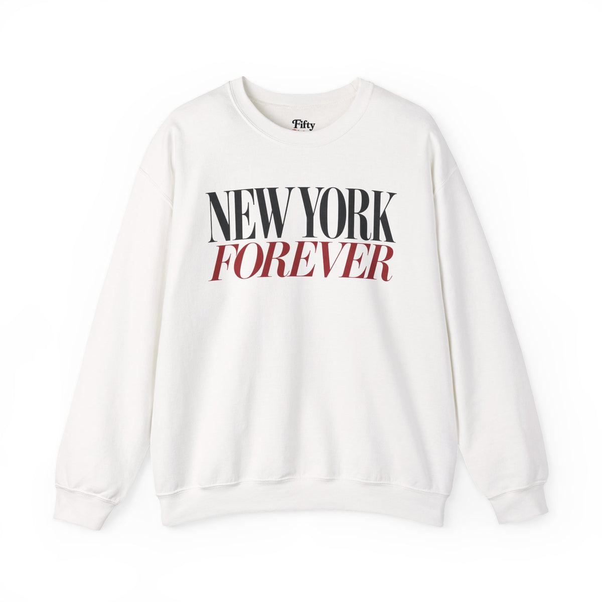 New York Forever Unisex Crewneck Sweatshirt State Name Graphic