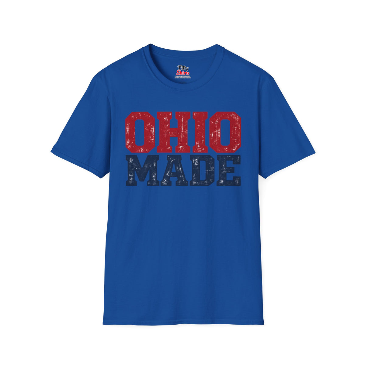 Ohio Made Unisex Softstyle T Shirt State Name Graphic Tee