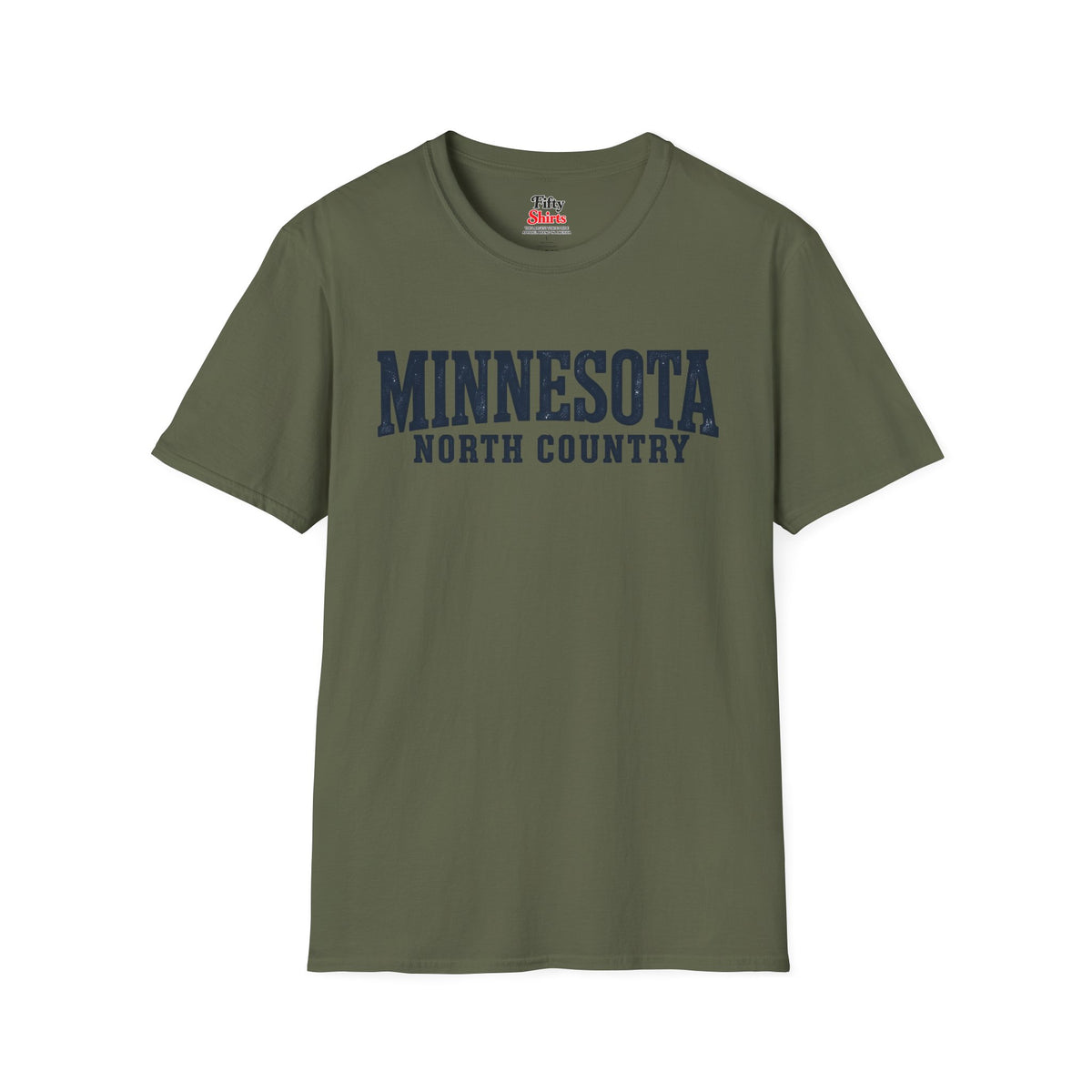 Minnesota North Country Unisex Softstyle T Shirt State Name Graphic Tee