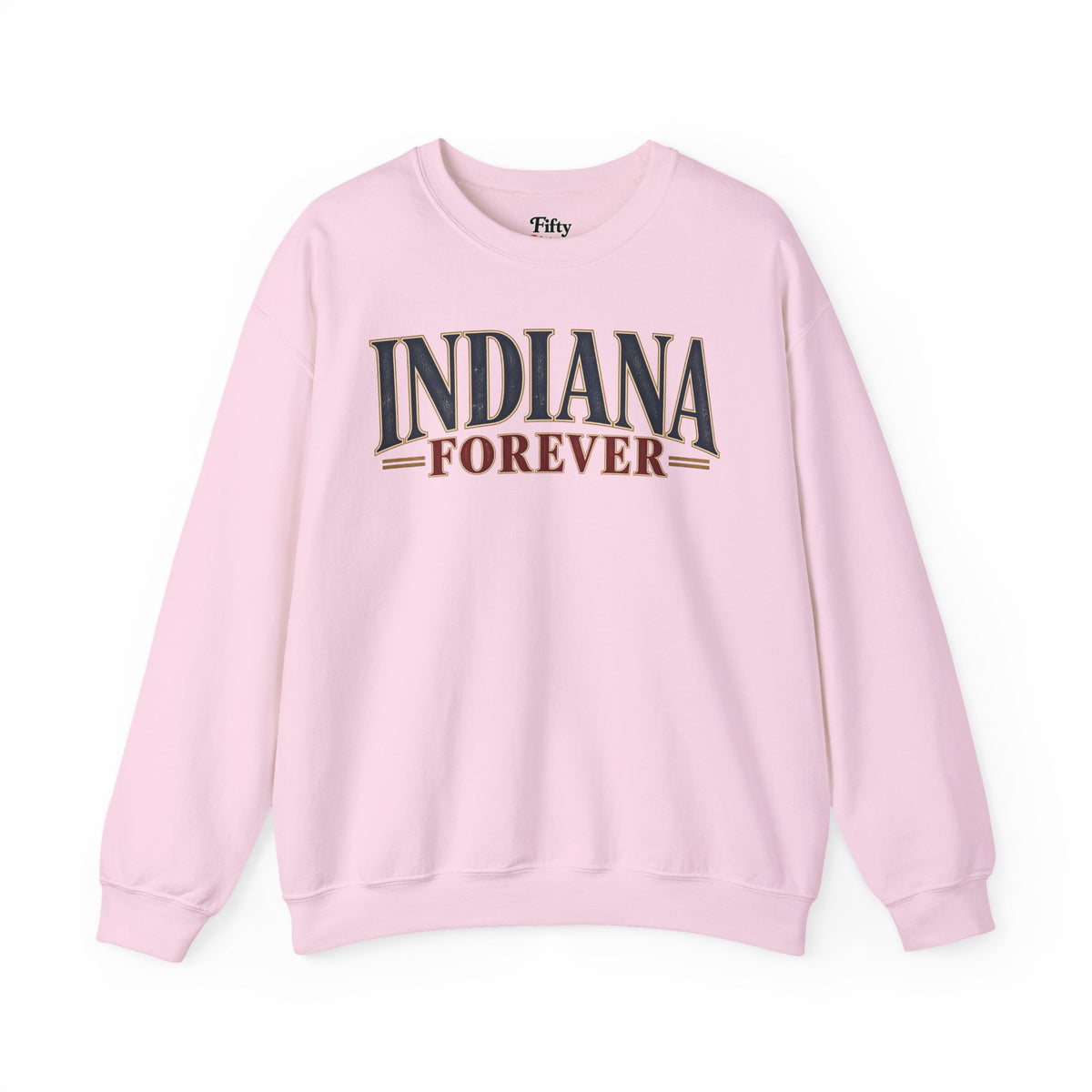 Indiana Forever Unisex Crewneck Sweatshirt State Name Graphic