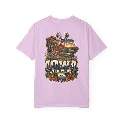 Iowa Wild Woods Unisex Comfort Color 1717 Streetwear Graphic Tee