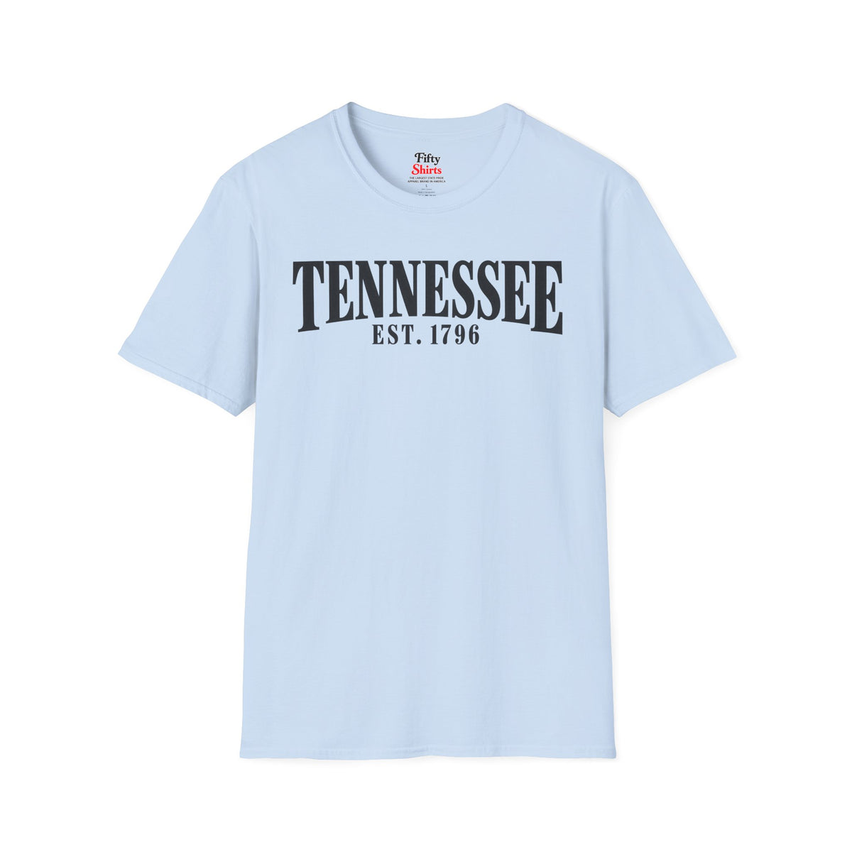 Tennessee Est.1796 Unisex Softstyle T Shirt State Name Graphic Tee
