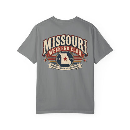Missouri Weekend Club Unisex Comfort Color 1717 Streetwear Graphic Tee