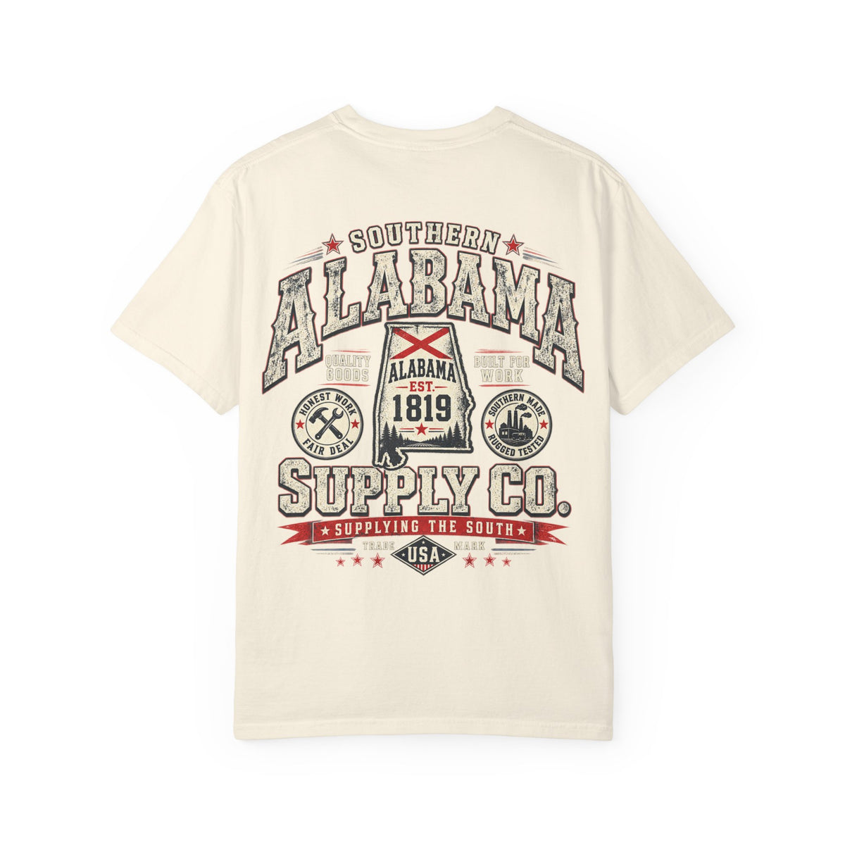 Southern Alabama Supply Unisex Comfort Color 1717 Streetwear Graphic Tee