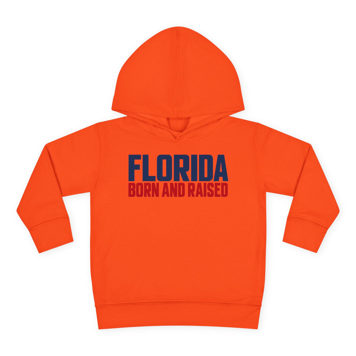 Florida Born and Raised Minimal Luxury Unisex Toddler Pullover Fleece Hoodie