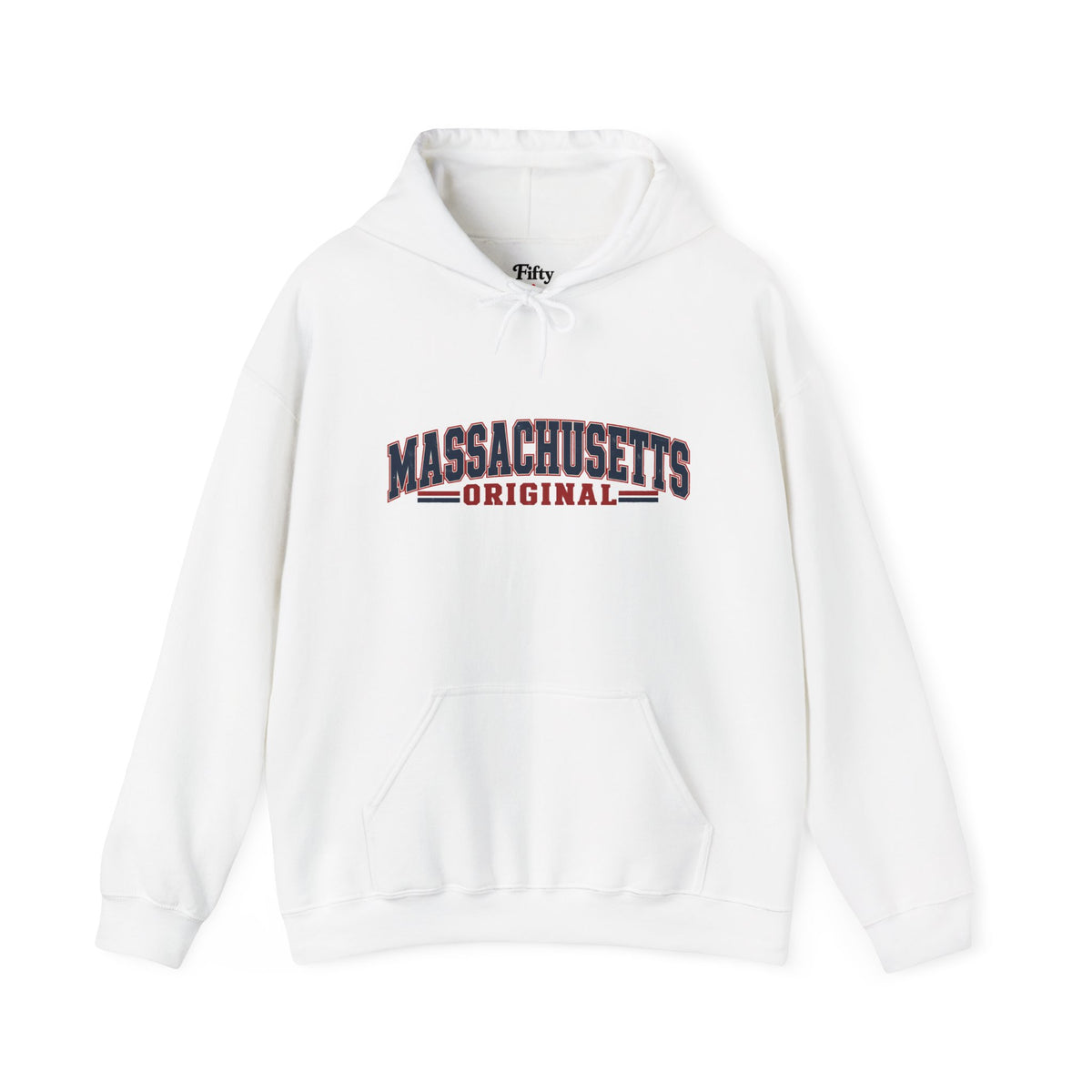 Massachusetts Original Unisex Hoodie State Name Graphic