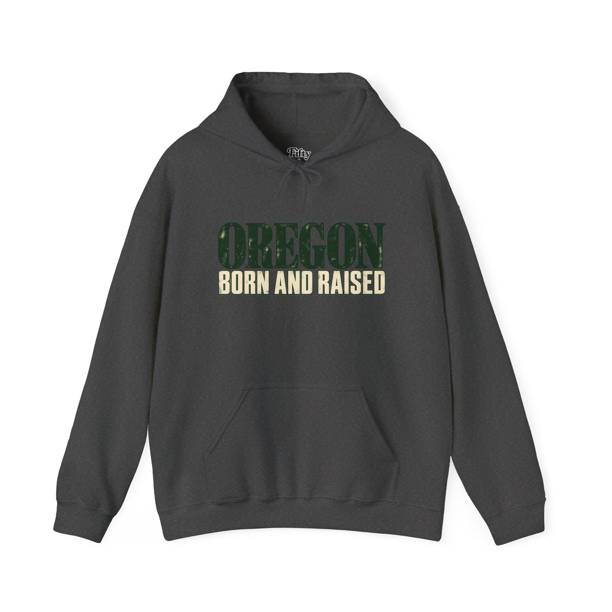 Oregon Born and Raised Premium Heritage Unisex Hoodie Graphic