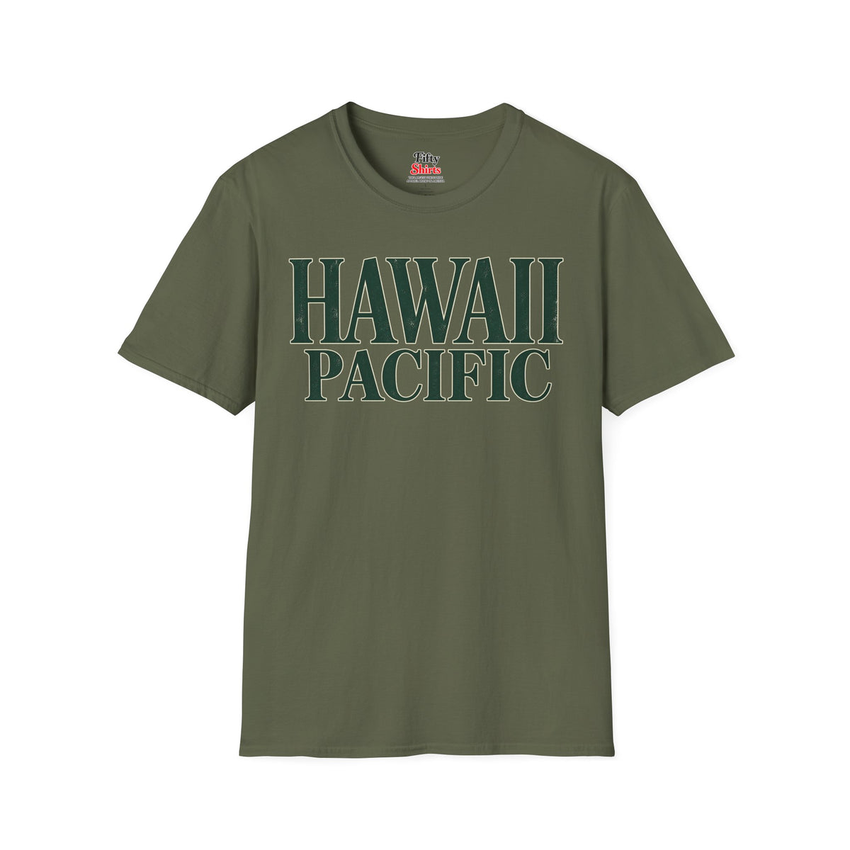 Hawaii Pacific Unisex Softstyle T Shirt State Name Graphic Tee