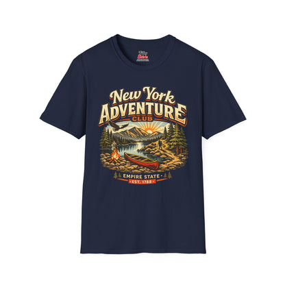 New York Outdoor Club Unisex Softstyle T Shirt State Pride Graphic Tee Collections FS03
