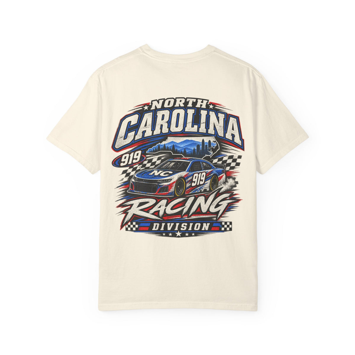 North Carolina Racing Division Unisex Comfort Color 1717 Streetwear Graphic Tee