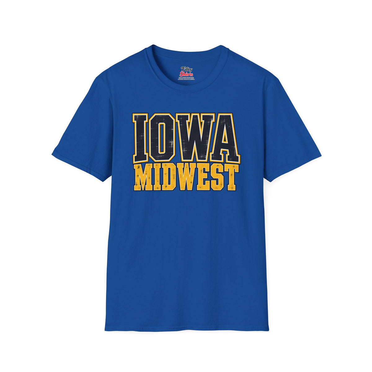 Iowa Midwest Unisex Softstyle T Shirt State Name Graphic Tee