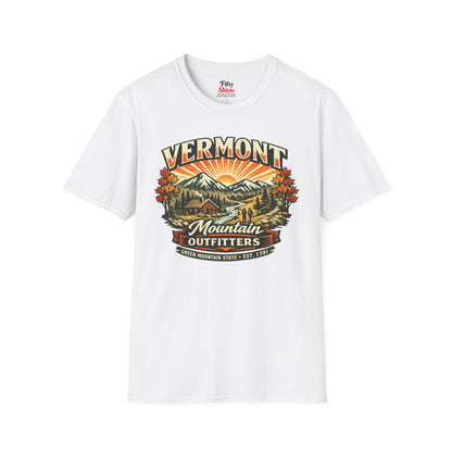 Vermont Mountain Outfitters Unisex Softstyle T Shirt State Pride Graphic Tee Collections FS03