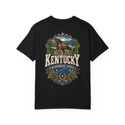 Kentucky Bluegrass Legacy Unisex Comfort Color 1717 Streetwear Graphic Tee