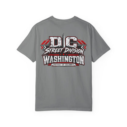 Washington DC Street Division Unisex Comfort Color 1717 Streetwear Graphic Tee