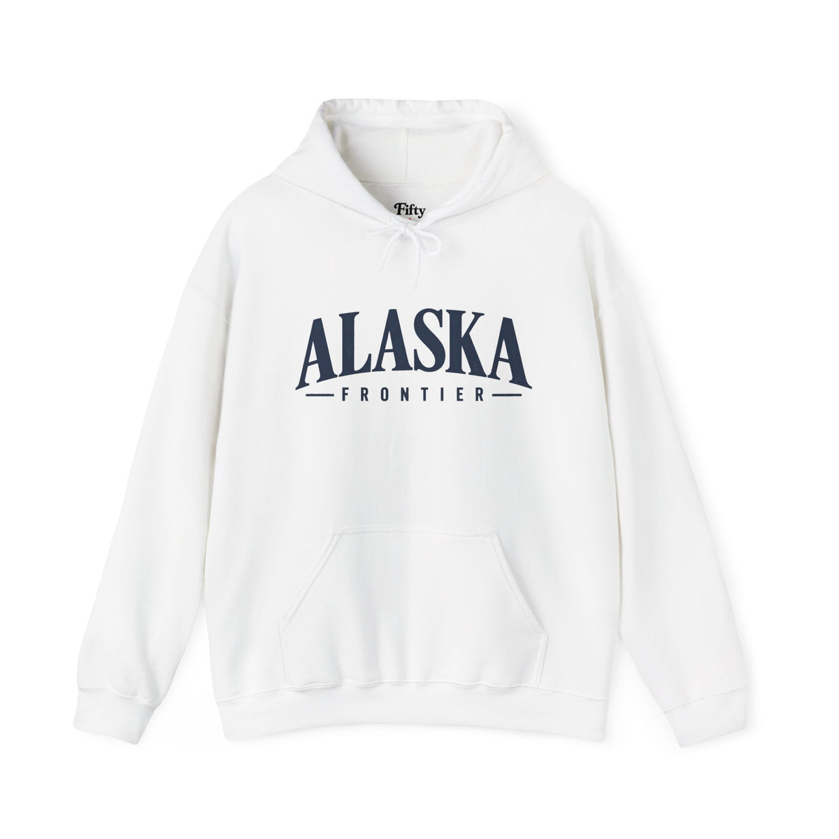 Alaska Frontier Unisex Hoodie State Name Graphic