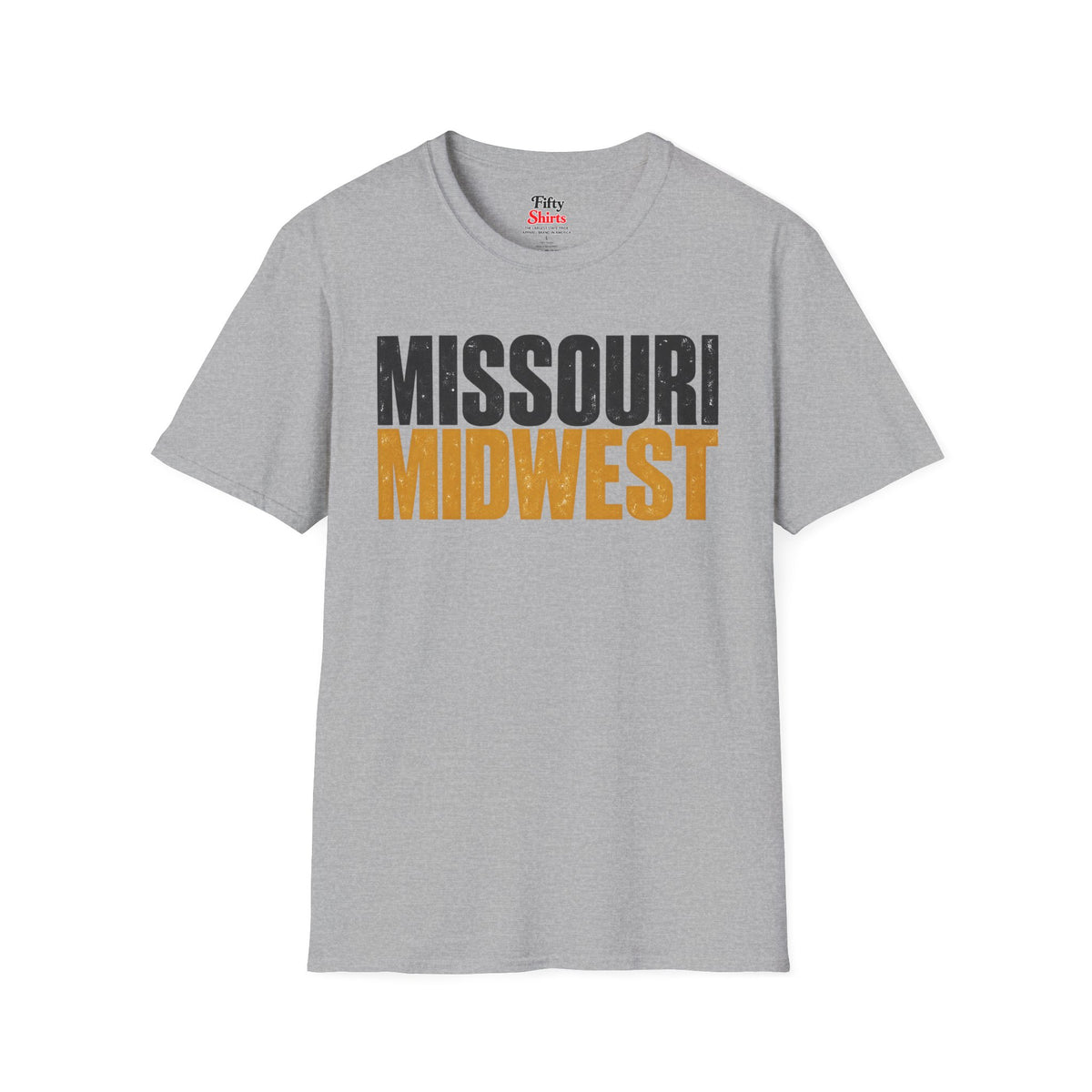 Missouri Midwest Unisex Softstyle T Shirt State Name Graphic Tee
