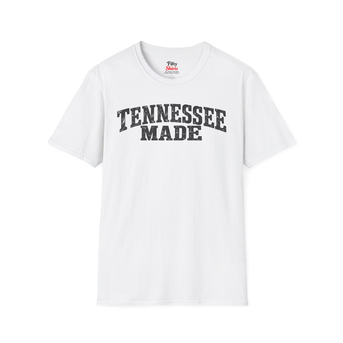 Tennessee Made Unisex Softstyle T Shirt State Name Graphic Tee