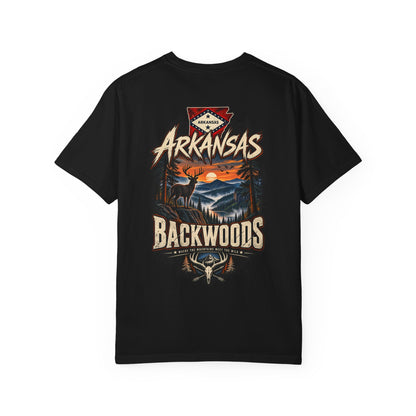 Arkansas Backwoods Unisex Comfort Color 1717 Streetwear Graphic Tee
