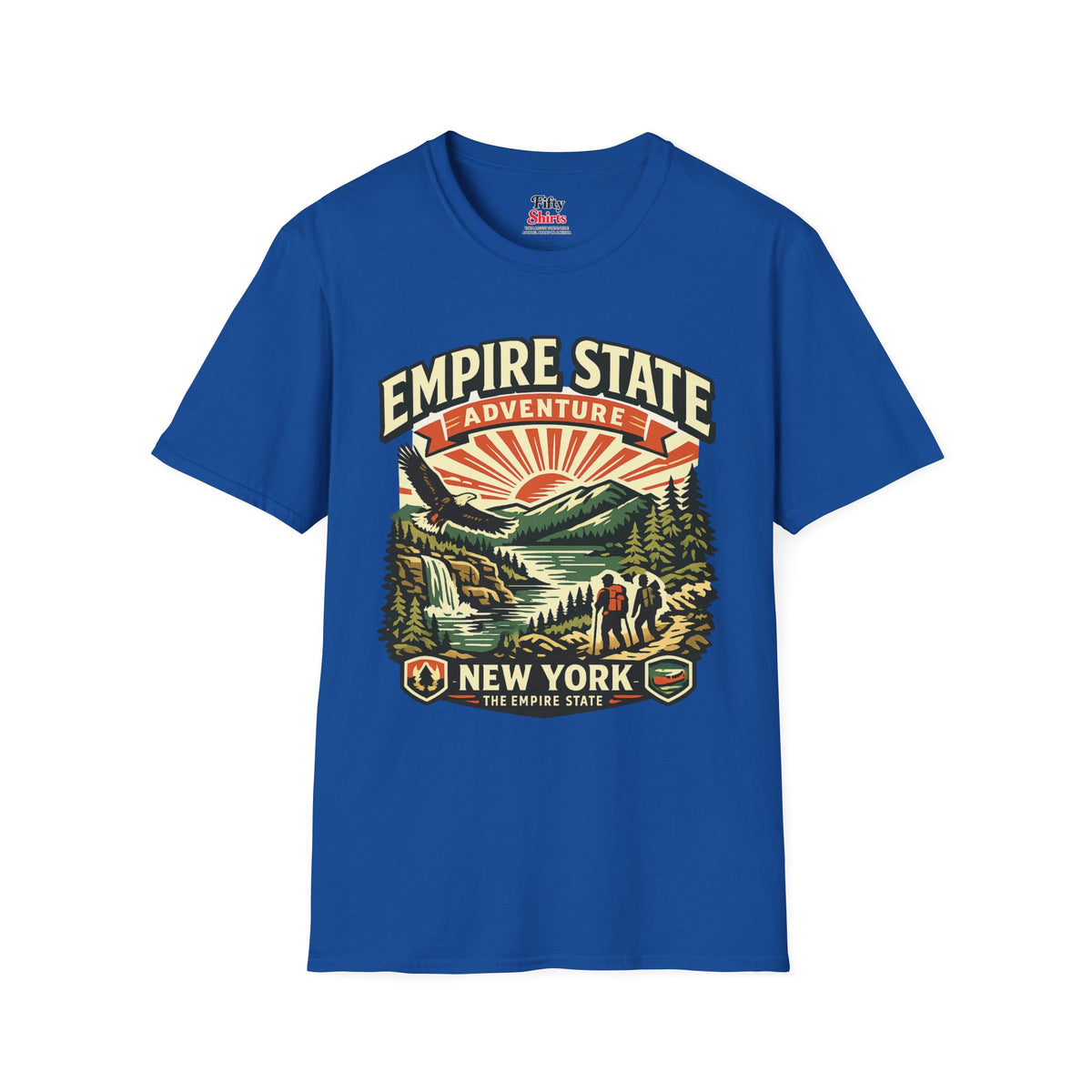New York Empire State Unisex Softstyle T Shirt State Pride Graphic Tee Collections FS03