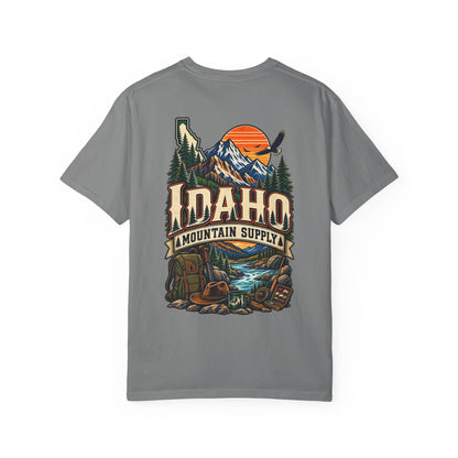 Idaho Mountain Supply Unisex Comfort Color 1717 Streetwear Graphic Tee