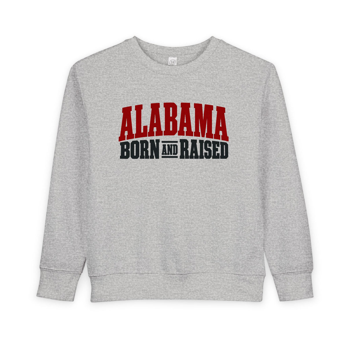 Alabama Born and Raised Rugged Workwear Unisex Toddler Sweatshirt