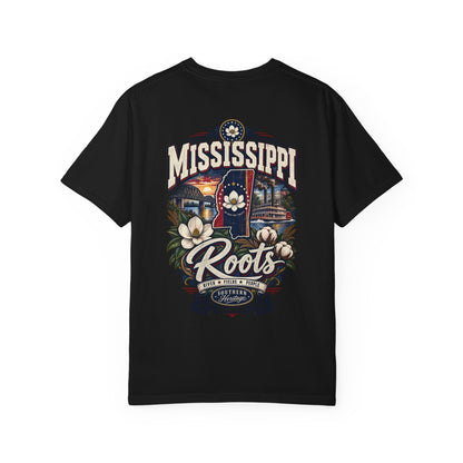 Mississippi Roots Unisex Comfort Color 1717 Streetwear Graphic Tee
