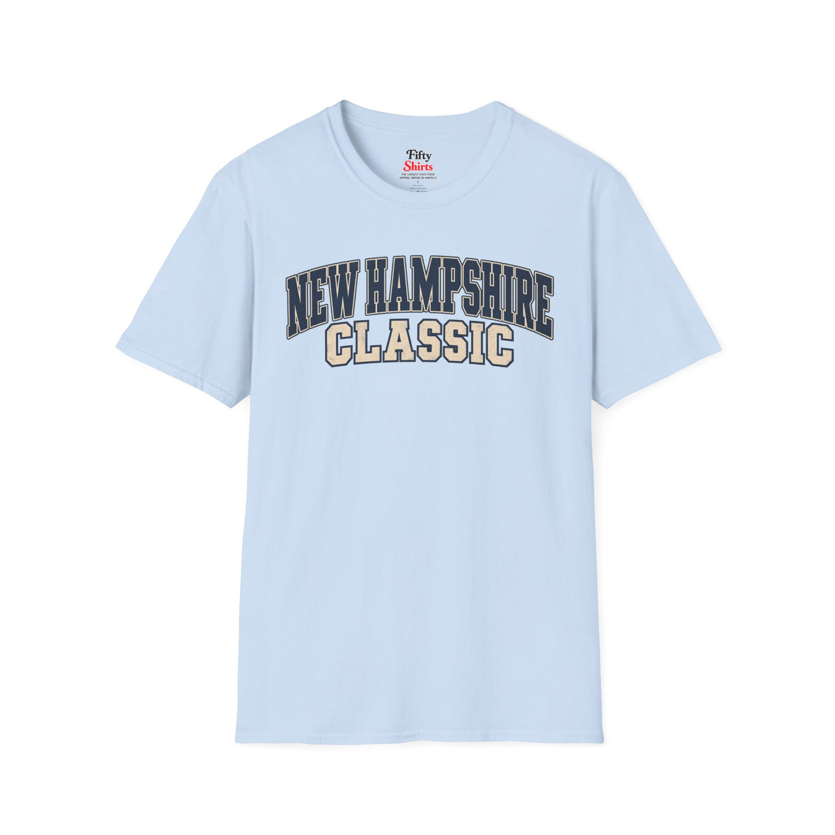 New Hampshire Classic Unisex Softstyle T Shirt State Name Graphic Tee