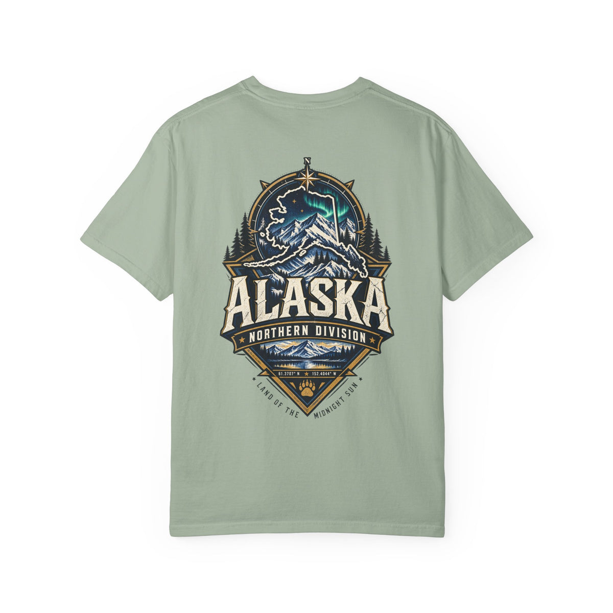 Alaska Northern Division  Unisex Comfort Color 1717 Streetwear Graphic Tee